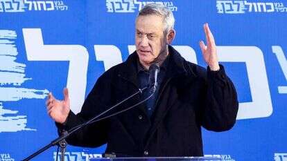 יו"ר מפלגת כחול־לבן בני גנץ. | AFP