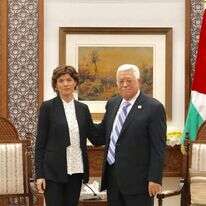 יו''ר מרצ תמר זנדברג בפגישה עם יו''ר הרשות הפלסטינית אבו מאזן. | אלעד מלכה יו''ר מרצ תמר זנדברג בפגישה עם יו''ר הרשות הפלסטינית אבו מאזן. | אלעד מלכה