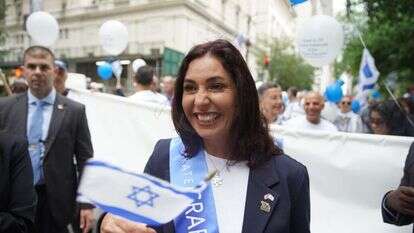 שרת התרבות מירי רגב בחגיגות 70 שנה לישראל שנערכו בניו-יורק. | אנצ'ו ג'וש ג'יני