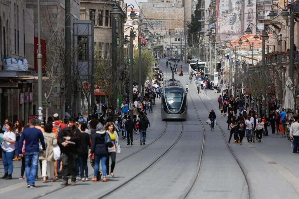 הרכבת הקלה בירושלים. | פלאש 90