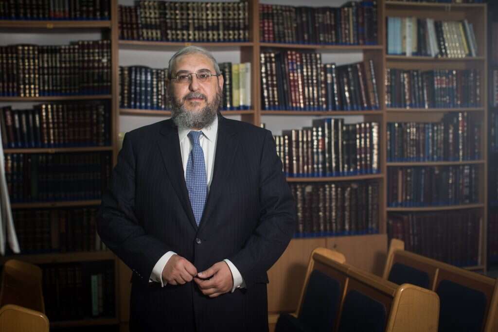 הרב חיים אמסלם. | יונתן זינדל - פלאש 90