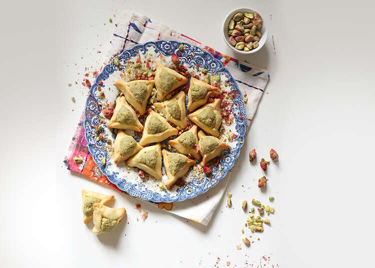 אוזני המן מרציפן פיסטוק. | אפרת ליכטנשטט