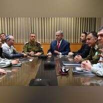 הערכת מצב אמש בקריה עם רה"מ ושר הביטחון נתניהו והרמטכ"ל כוכבי. | אריאל חרמוני, משרד הביטחון הערכת מצב אמש בקריה עם רה"מ ושר הביטחון נתניהו והרמטכ"ל כוכבי. | אריאל חרמוני, משרד הביטחון