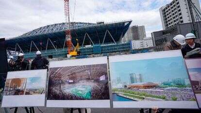 אתר הקמתו של האצטדיון שיארח את תחרויות האתלטיקה בטוקיו 2020, | EPA