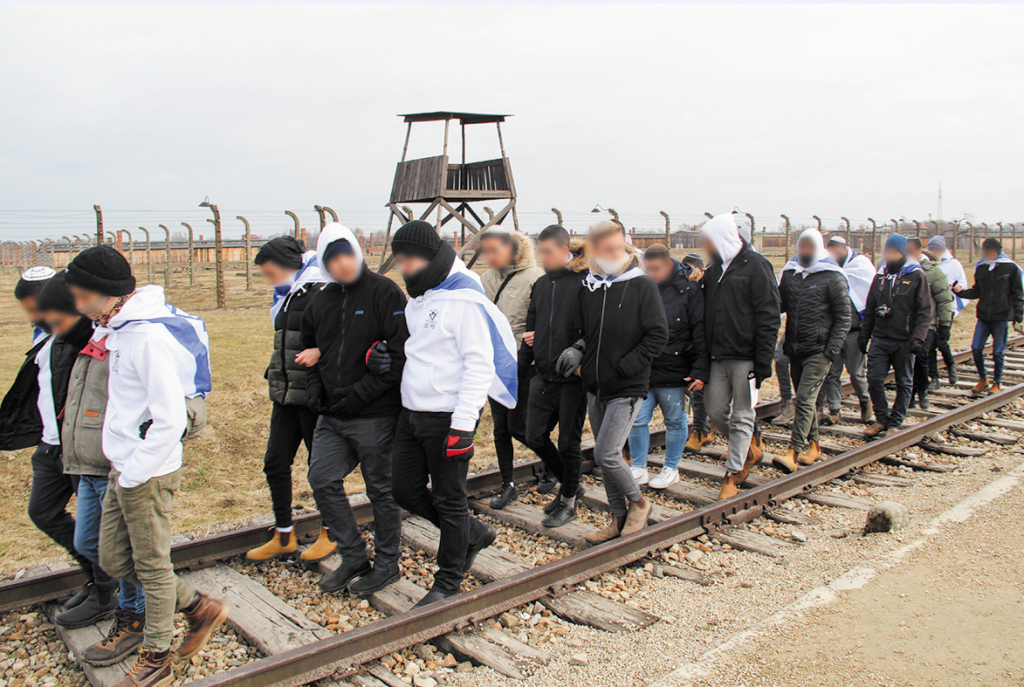 המסילה בבירקנאו. | רחלי מלק-בודה