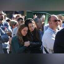 לוויתו של הרב אחיעד אטינגר ז"ל. | EPA