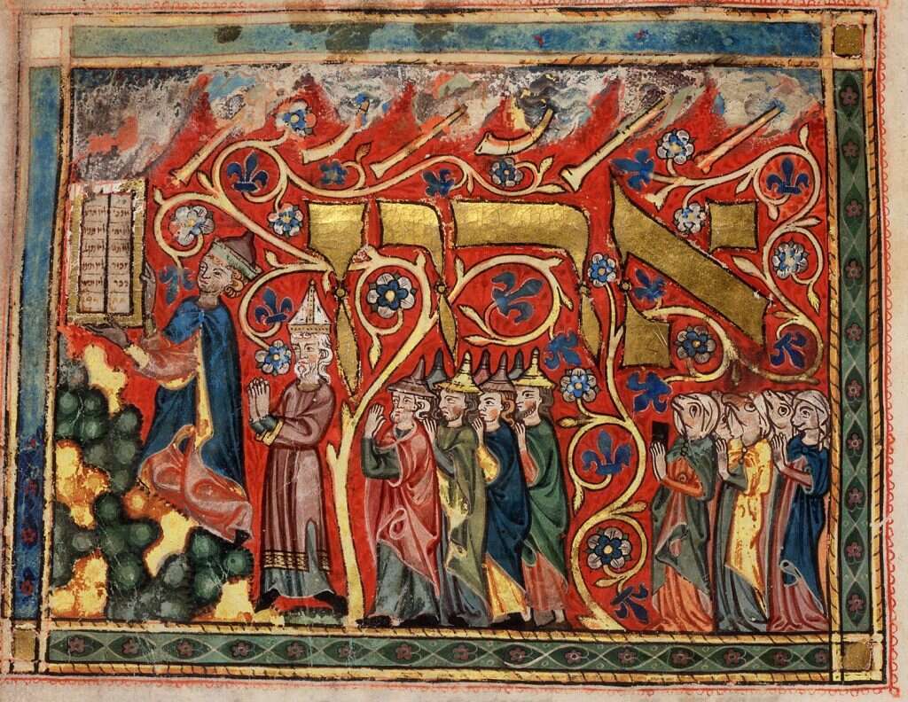 "המחזור המשולש", תחילת המאה ה-14, דרום גרמניה. באדיבות הספרייה הבריטית