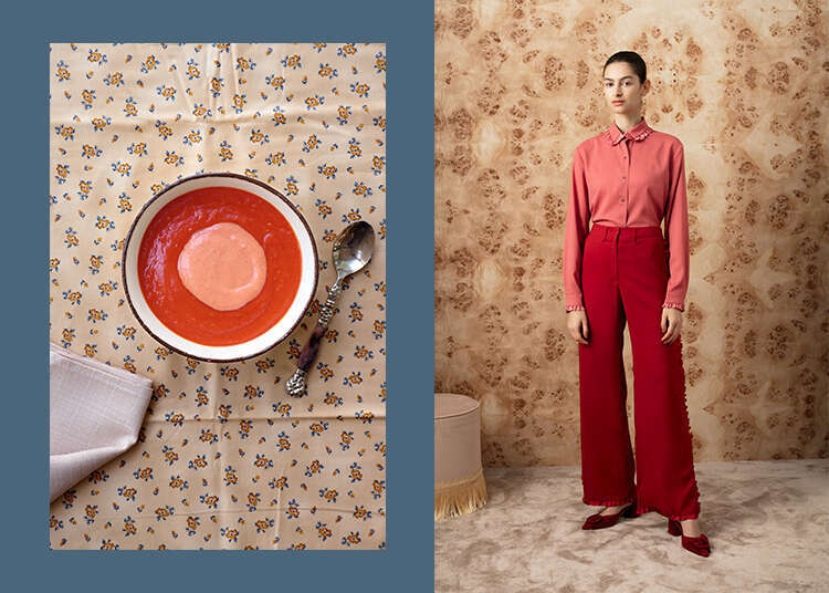 מרק עגבניות צלויות. צילומים: אפרת ליכטנשטט, אסף עיני