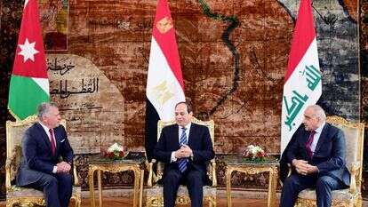 הפגישה המשולשת בקהיר. | EPA