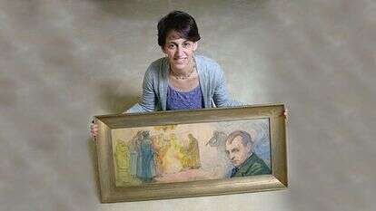 אליזבת רנצקי, נינתו של האמן משה רנצקי. | סלאבומיר גרינברג אליזבת רנצקי, נינתו של האמן משה רנצקי. | סלאבומיר גרינברג