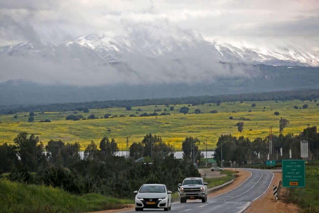 "הכרה של מעצמת־העל היא בעלת משמעות מרחיקת לכת". רמת הגולן. | AFP