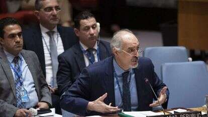 שגריר סוריה באו"ם. | EPA