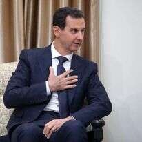 משתמש בכדורגל לשיפור יחסי הציבור. בשאר אל־אסד. | AFP