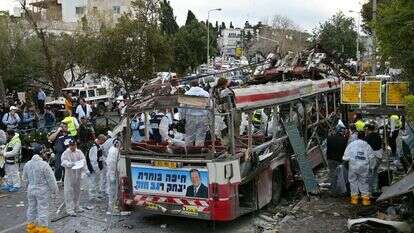 פיגוע ההתאבדות בקו 37 בחיפה, 2003. | גטי אימג'ס