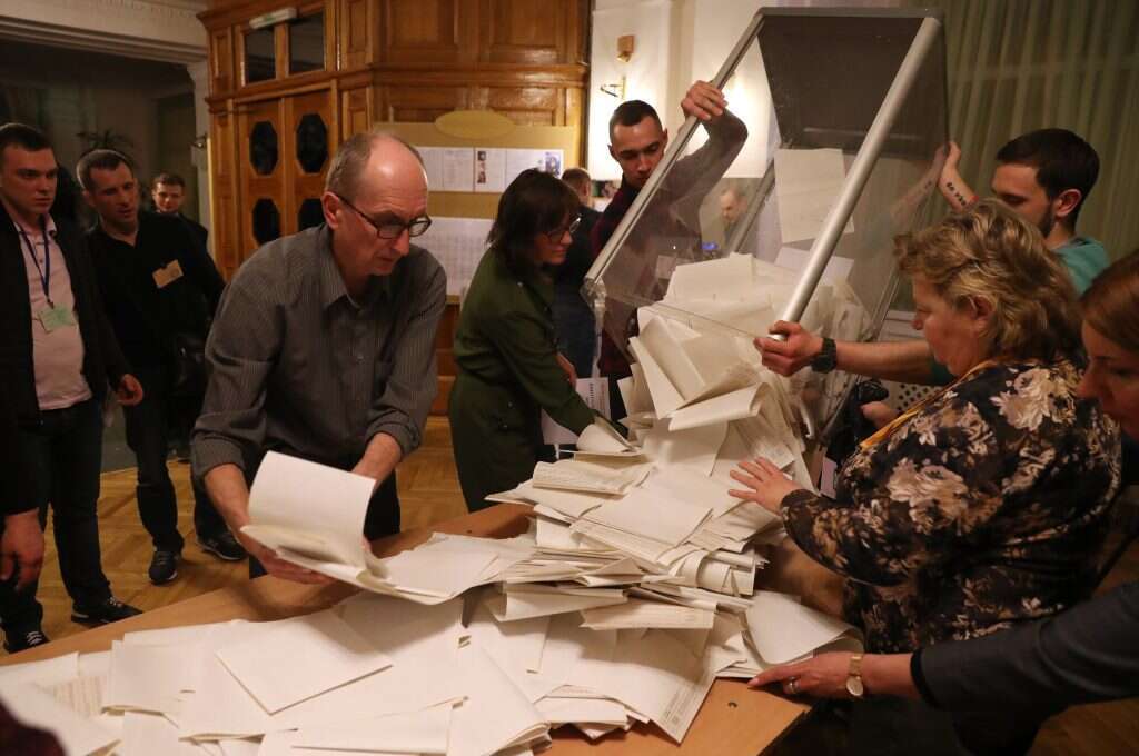 ועדת הבחירות באוקראינה. | EPA ועדת הבחירות באוקראינה. | EPA
