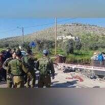 זירת ניסיון הפיגוע בצומת הביתות. | אברהם בנימין זירת ניסיון הפיגוע בצומת הביתות. | אברהם בנימין