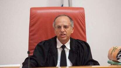 מחנה שמונה שופט אחד בלבד. השופט נעם סולברג | יונתן זינדל, פלאש 90