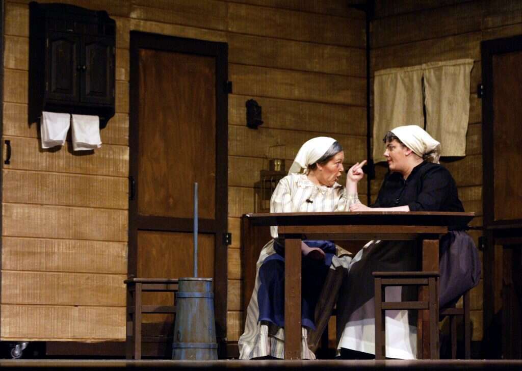 ינטע השדכנית. מתוך ההצגה כנר על הגג. | getty images ינטע השדכנית. מתוך ההצגה כנר על הגג. | getty images