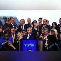 נתניהו בנאום הניצחון. | אבישג שאר ישוב