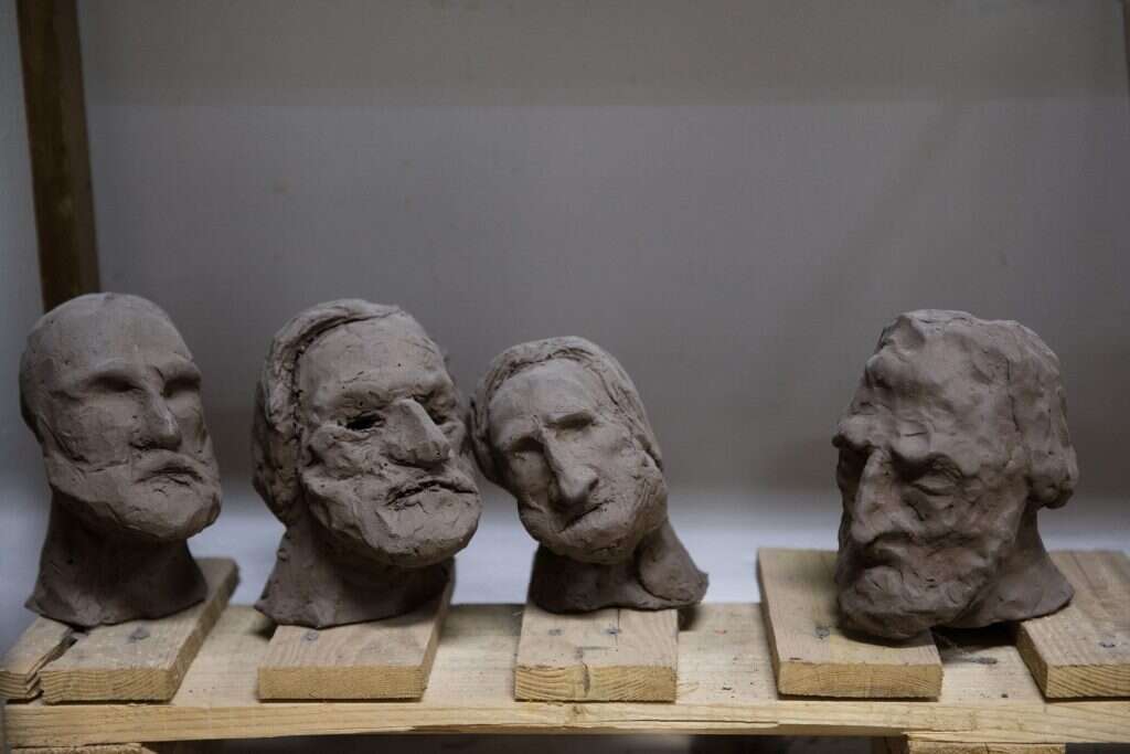 יצירות מהסטודיו בירושלים. | הדס פרוש, פלאש 90