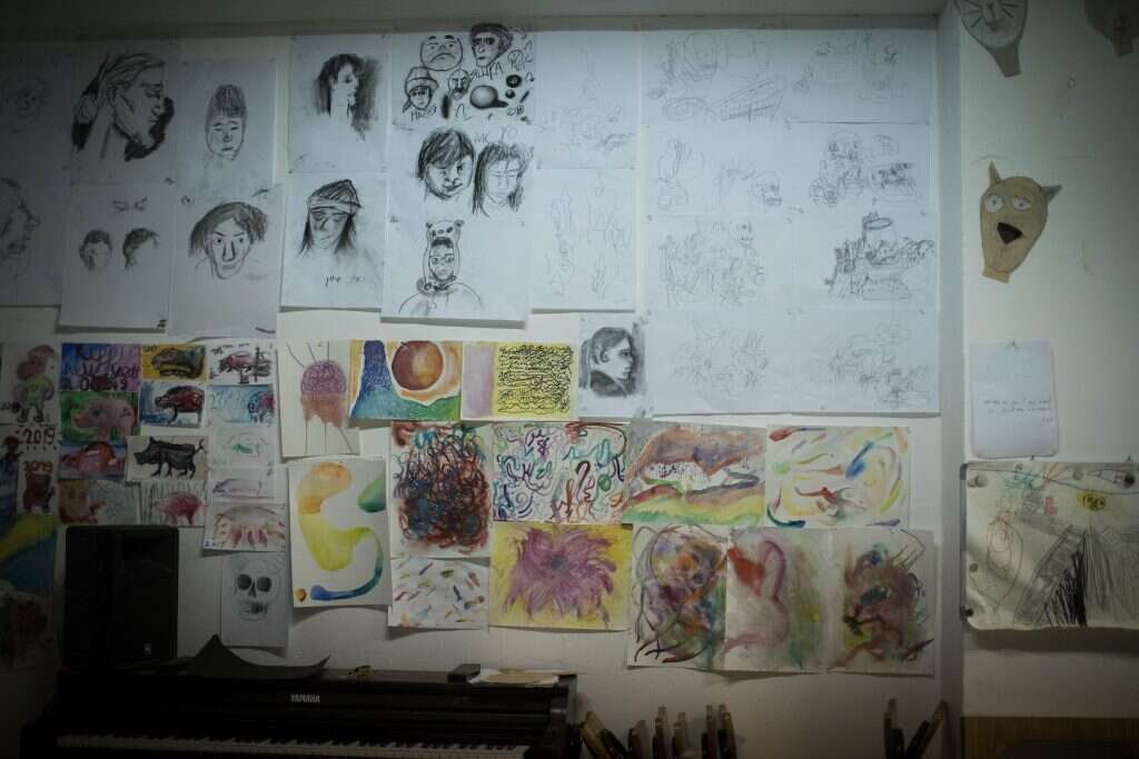 חווים את העולם דרך האמנות. יצירות של ילדים בסטודיו. | הדס פרוש, פלאש 90