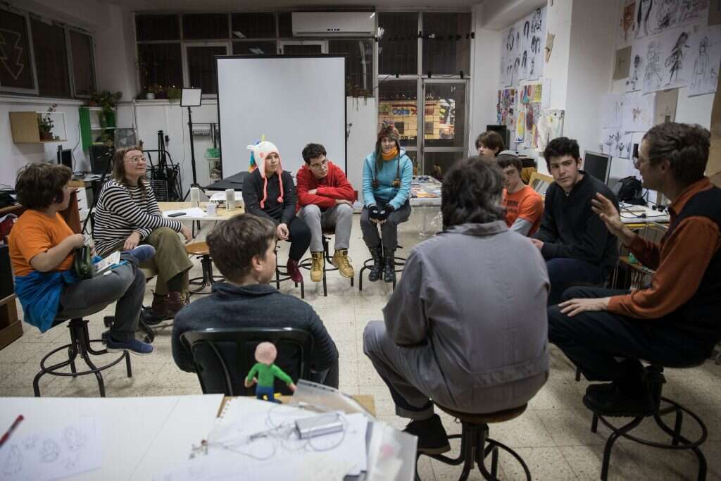 ילדים מכל האוכלוסיות. שיעור בסטודיו. | הדס פרוש, פלאש 90