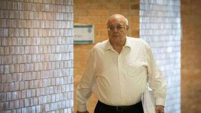 יו"ר ועדת הבחירות השופט חנן מלצר. | יונתן זינדל - פלאש 90