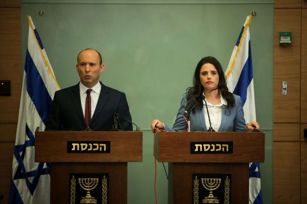 איילת שקד ונפתלי בנט. | אורן בן חקון