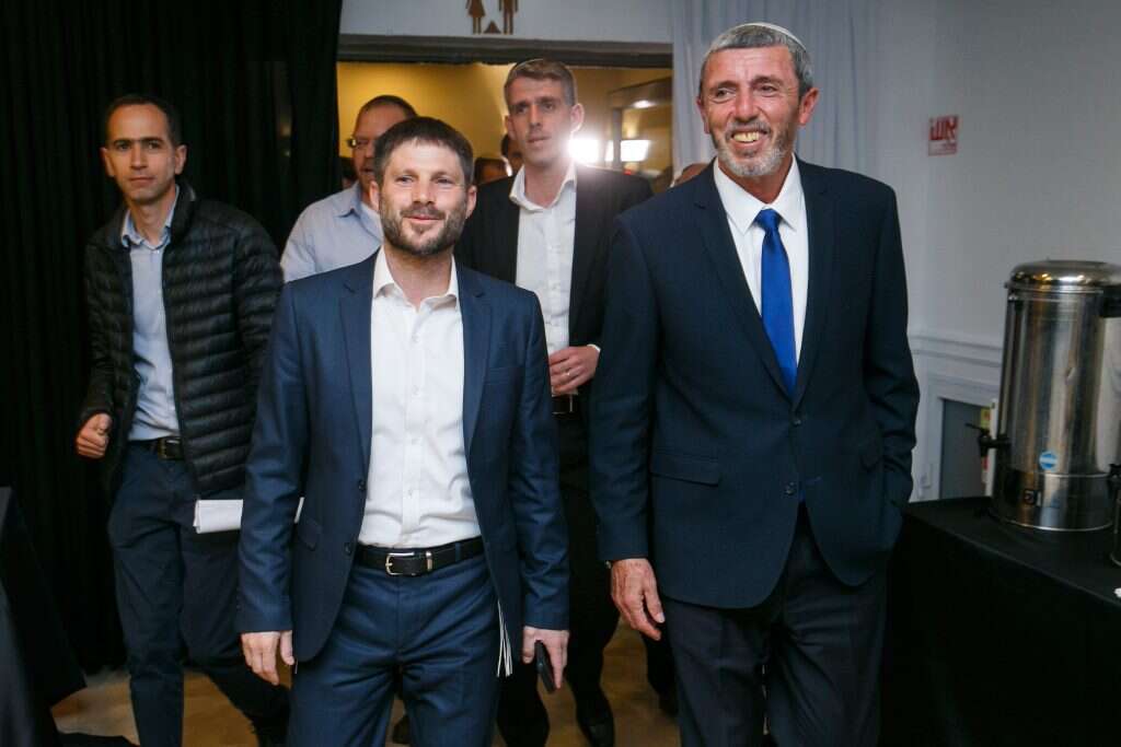 הרב רפי פרץ ובצלאל סמוטריץ'. | לירון מולדובן