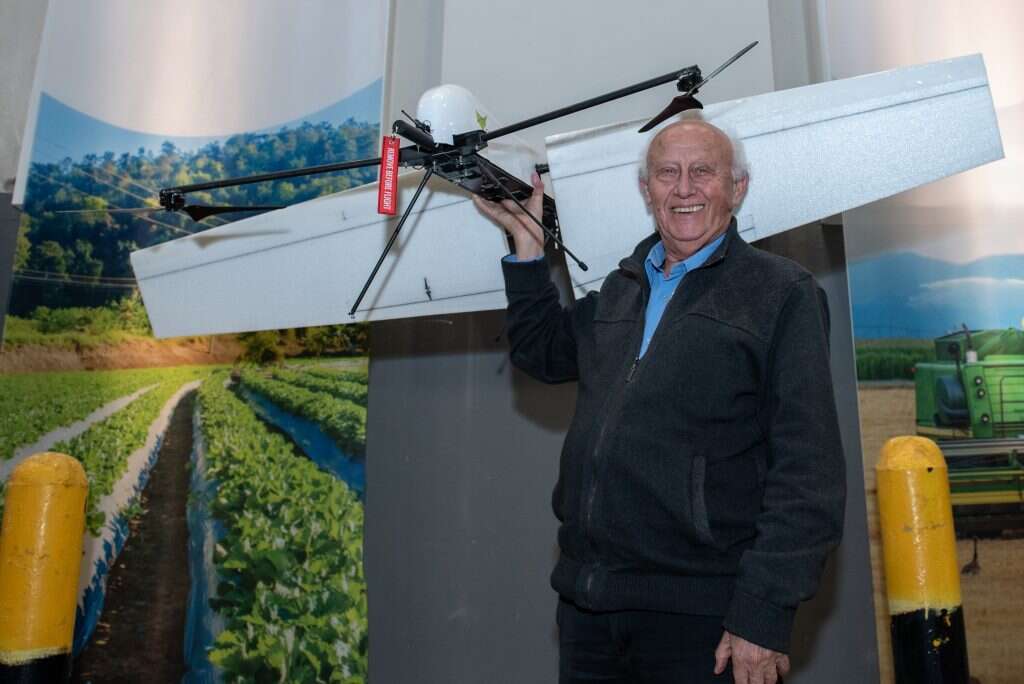 כשעושים דברים מעניינים, חיים ממסיבה למסיבה. פרופ' אורי מר-חיים בכנס החדשנות בחקלאות. | אייל מרגולין, ג'יני