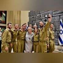 טקס הרמת כוסית לכבוד חיילים בודדים בבית הנשיא, 2019. | תומר רייכמן