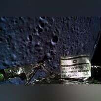 עצמי של בראשית על רקע הירח.