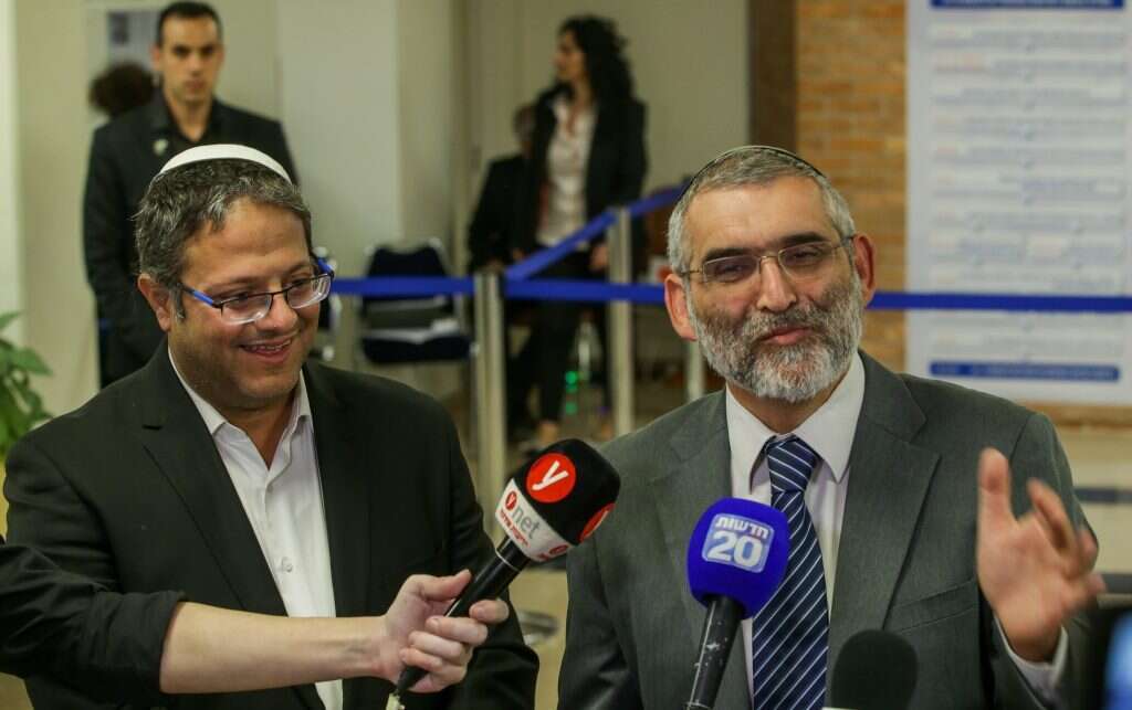 מיכאל בן-ארי ואיתמר בן-גביר. | אורן בן חקון