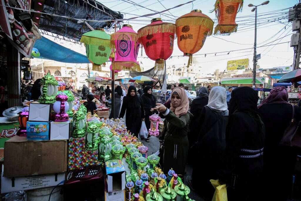 שוק בעזה. | AFP