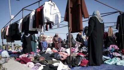 המחירים גבוהים והאספקה לא תמיד סדירה. שוקי עזה. | AP