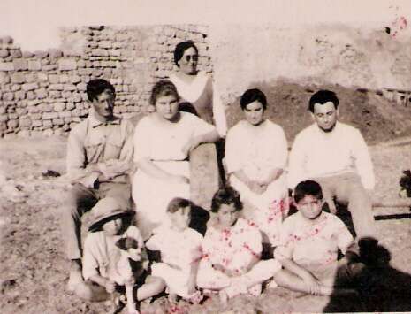 משפחת מרגולין בעזה. | אוסף ארכיון, מרכז קטיף