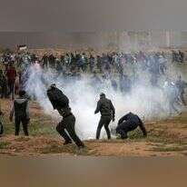 עימותים בגבול הרצועה. | AFP