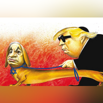 הקריקטורה האנטישמית של הניו-יורק טיימס. | מסך