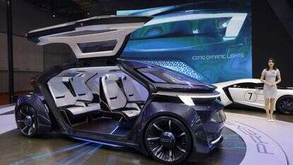 תערוכת הרכב בשנחאי. | EPA