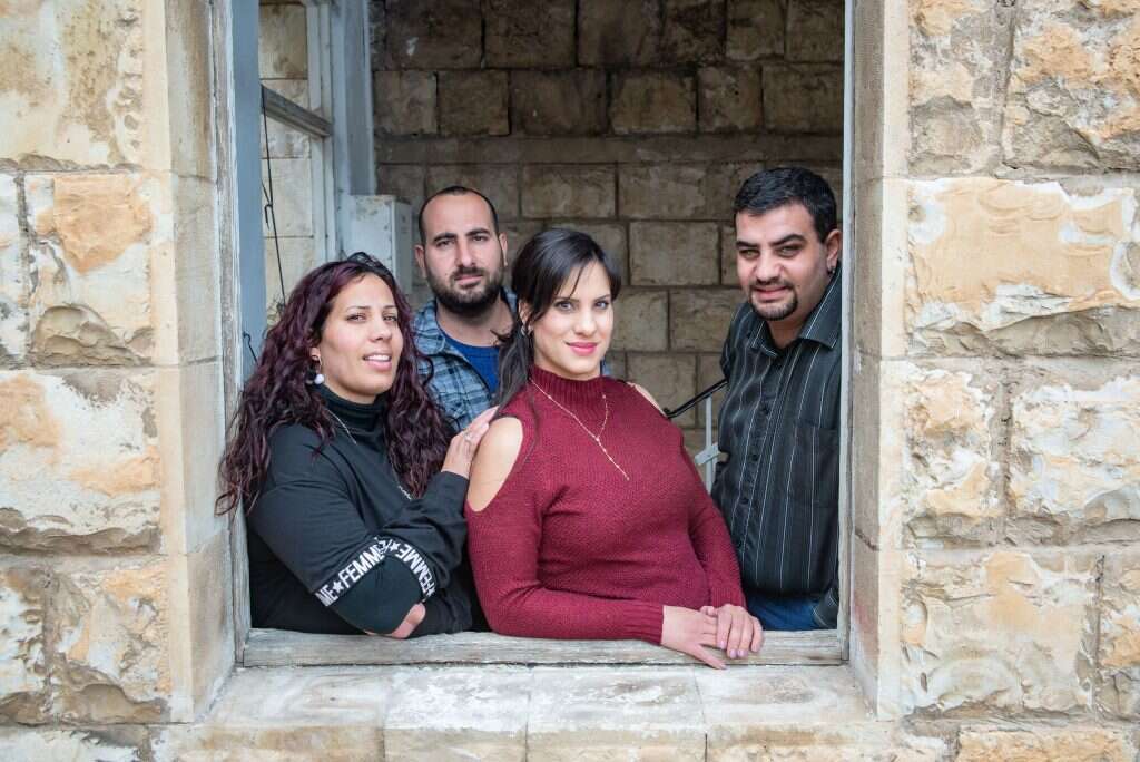 שאהין נסאר, מונאיה חדאד, איברהים נסאר וכרימה חדאד. | אריק סולטן