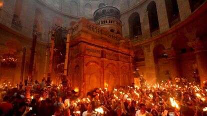 שבת האור בירושלים. | AFP
