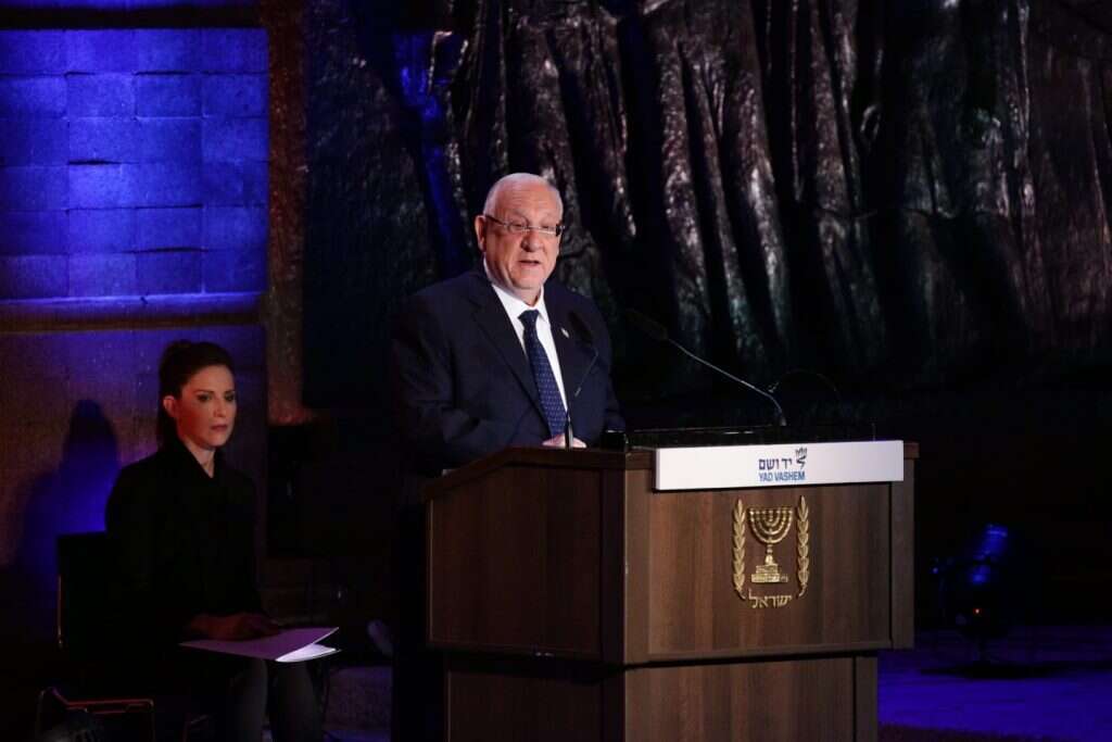 הנשיא ריבלין ביד ושם. | אסתי דזיובוב/TPS הנשיא ריבלין ביד ושם. | אסתי דזיובוב/TPS