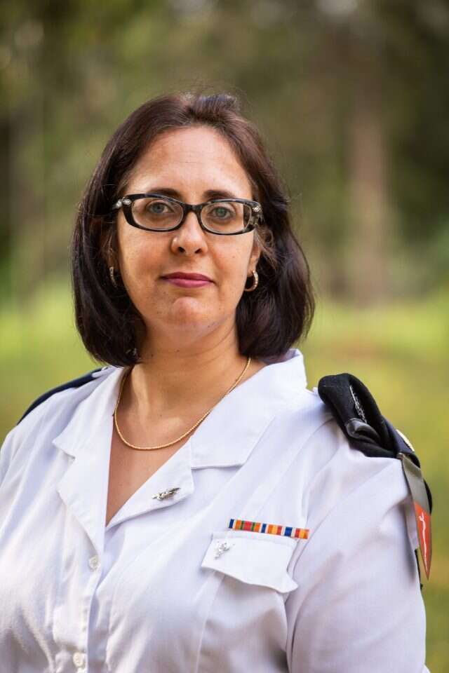 הפסיכולוגית רס"ן רוית רובינשטיין. | אבישג שאר-ישוב