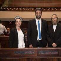 יעקב טסלר מיהדות התורה, שלמה קרעי מהליכוד ועידית סילמן מהבית היהודי. | נעם ריבקין פנטון, פלאש 90