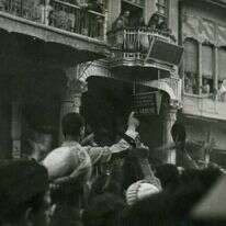 הפגנה לאומנית בבגדד, 1935. | אוסף עתניאל מרגלית, ארכיון יד בן-צבי