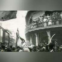 הפגנה לאומנית בבגדד, 1935. | אוסף עתניאל מרגלית, ארכיון יד בן-צבי