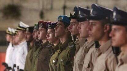 טקס יום הזכרון בכותל המערבי. | דוד מיכאל כהן/TPS