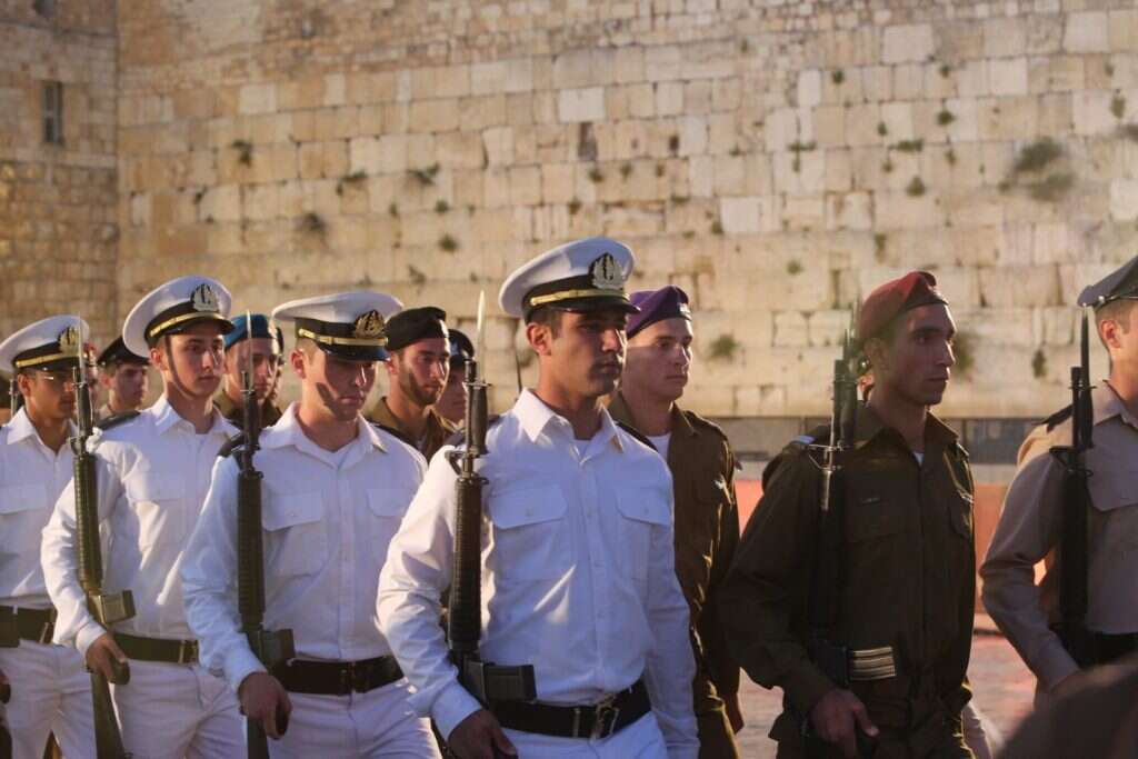 טקס יום הזכרון בכותל המערבי. | דוד מיכאל כהן/TPS