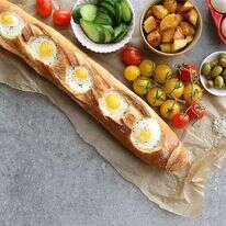 ביצה בבגט. | אפרת ליכטנשטט