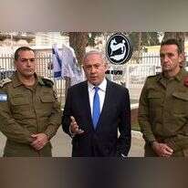 ראש הממשלה עם אלוף פיקוד הדרום הרצי הלוי (מימין) וסגן הרמטכ"ל אייל זמיר. | רועי אברהם, לע"מ